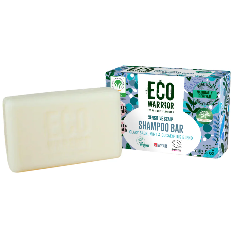 Little Soap Company Eco Warrior Sensitive Scalp Shampoo Bar 100g - Image 3
