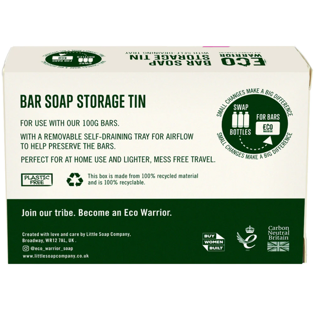Little Soap Company Eco Warrior Soap Bar Storage Tin - Image 3