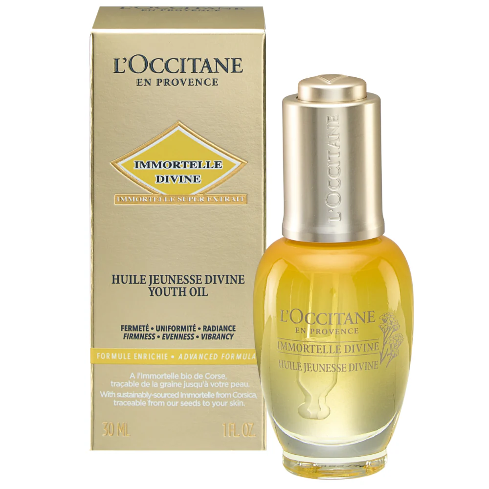 L'Occitane Anti-Ageing Immortelle Divine Youth Face Oil 30ml - Image 2