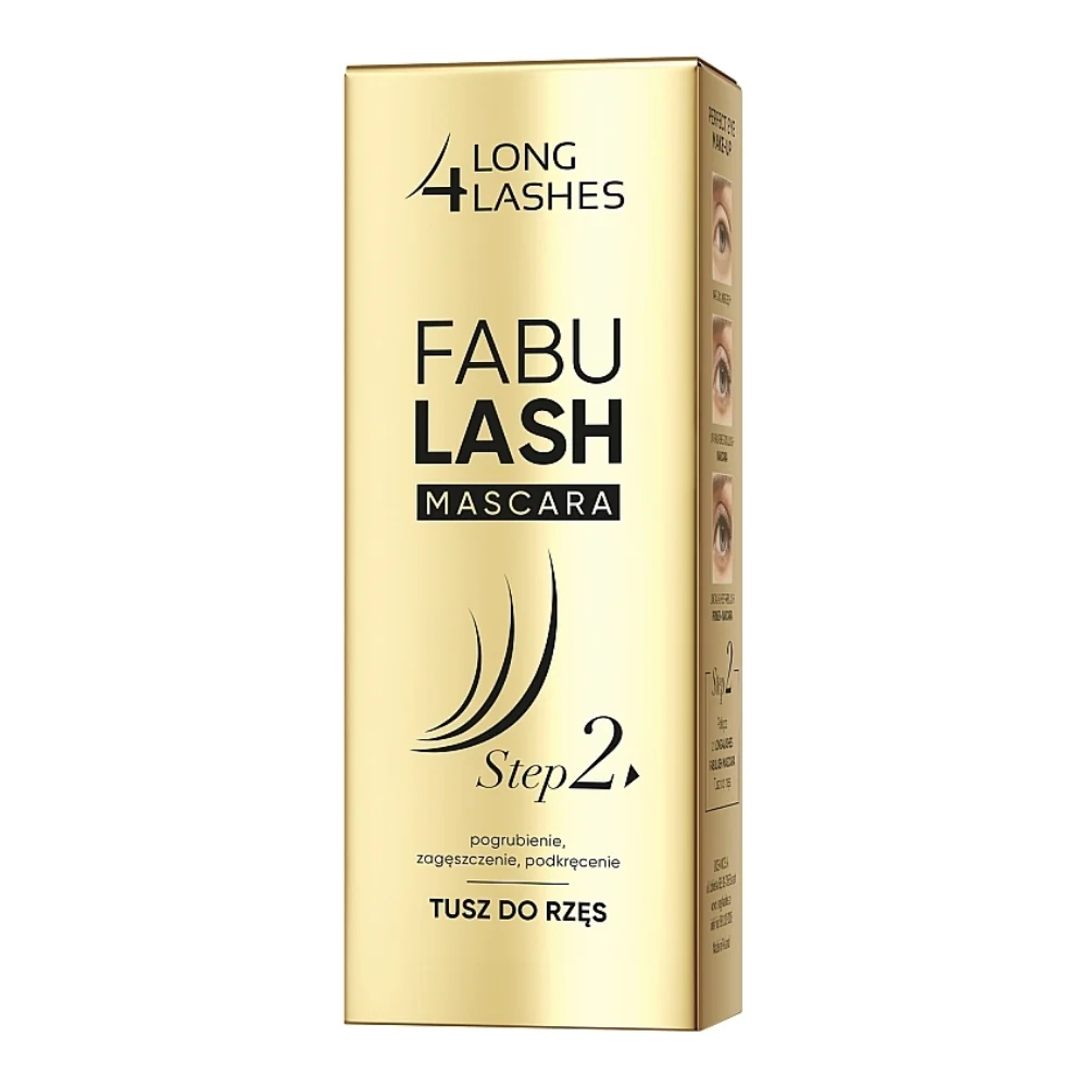 Long 4 Lashes Fabulash Step 2 Mascara Black 10ml - Image 3