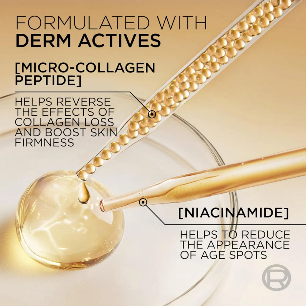 L'Oreal Paris Age Perfect Micro Collagen Peptide Firming Serum 30ml - Image 4