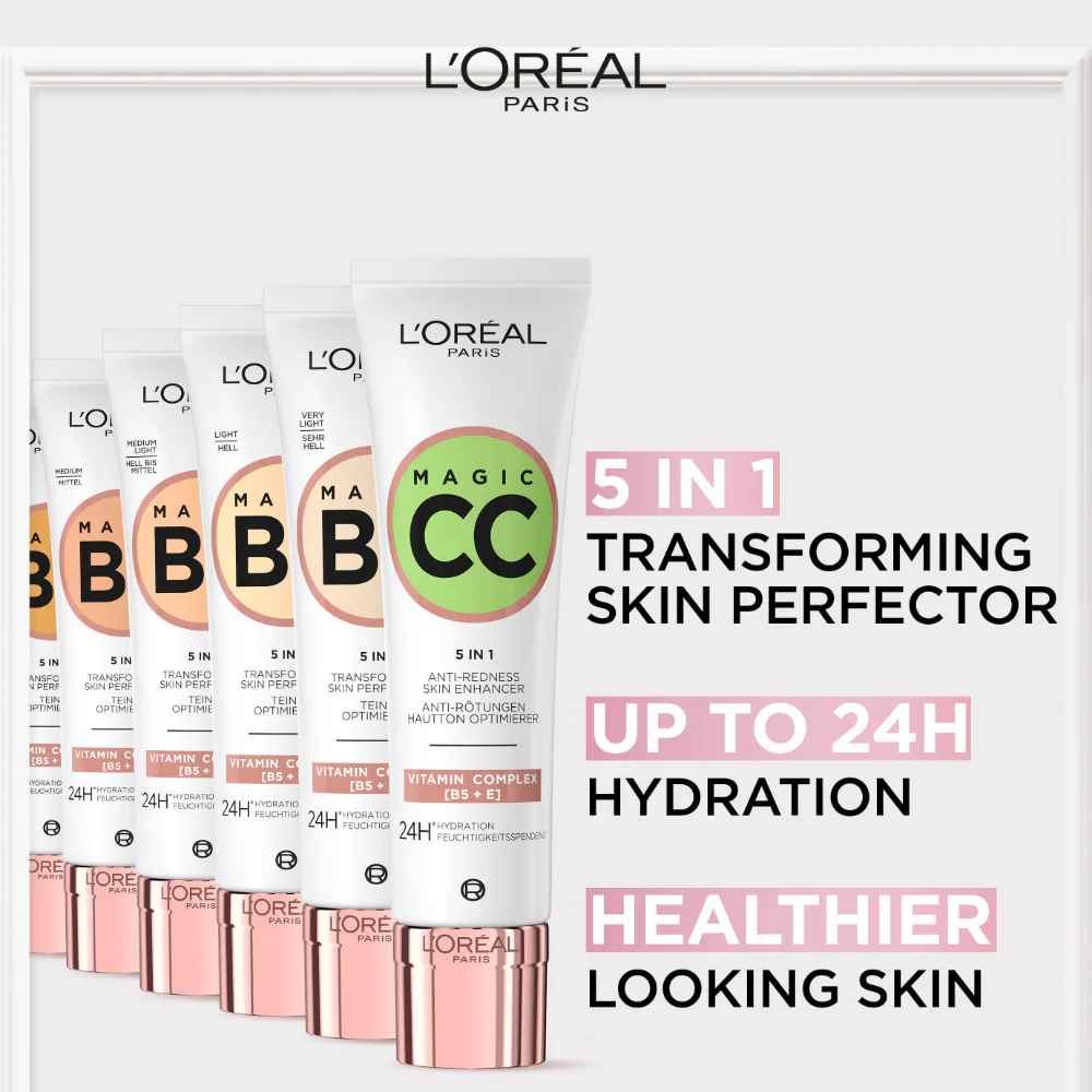 L'Oreal Paris CC C'est Magic Anti-Redness Skin Enhancement Cream 30ml - Image 2