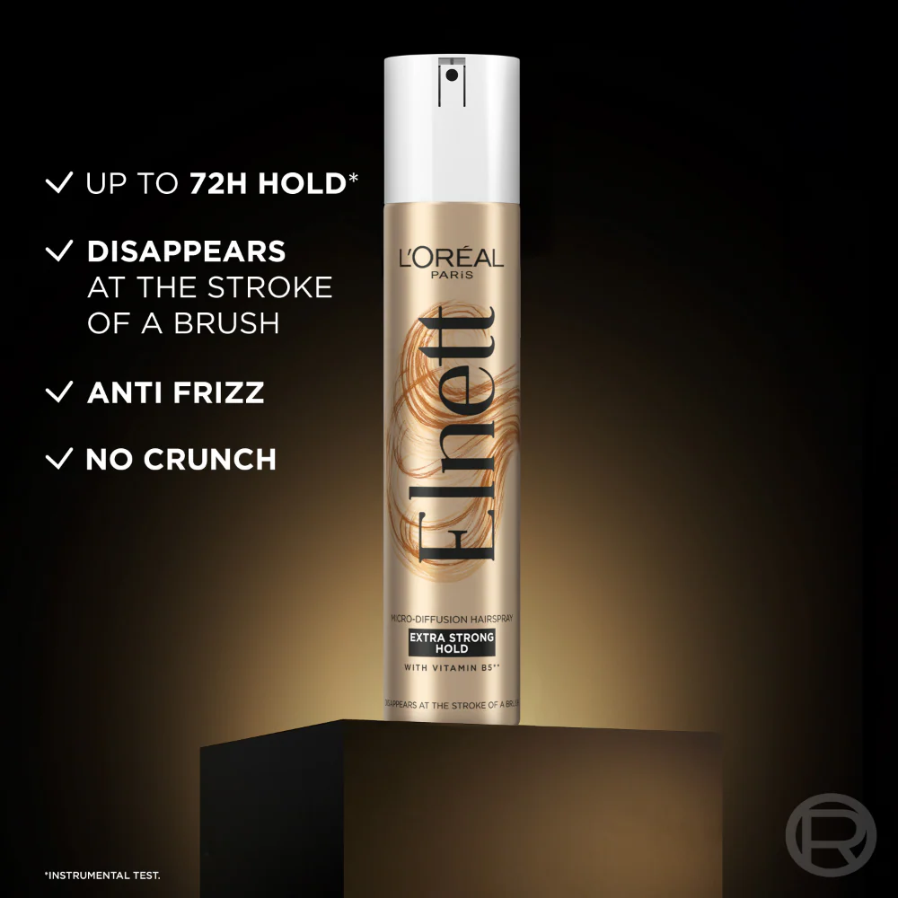 L'Oreal Paris Elnett Extra Strong Hold Hairspray 400ml - Image 3