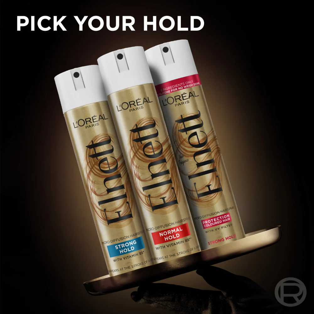 L'Oreal Paris Elnett Extra Strong Hold Hairspray 400ml - Image 5