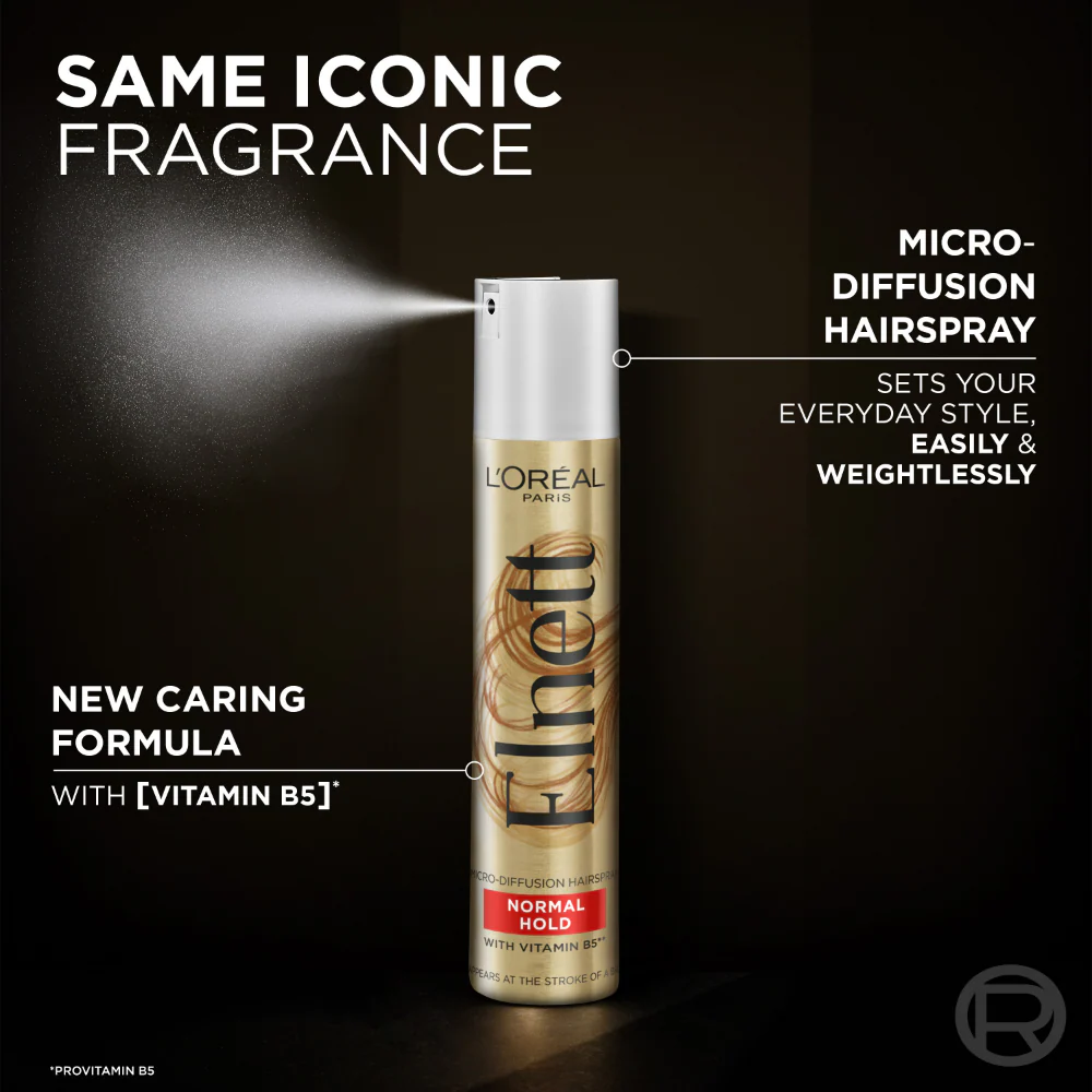 L'Oreal Paris Elnett Normal Hold Hairspray 400ml - Image 4