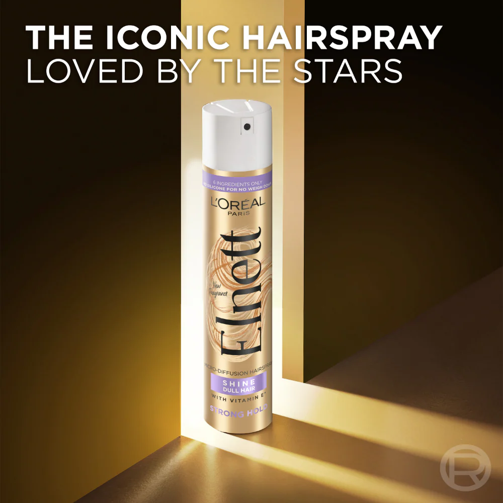 L'Oreal Paris Elnett Strong Hold Hairspray for Dull Hair 400ml - Image 7