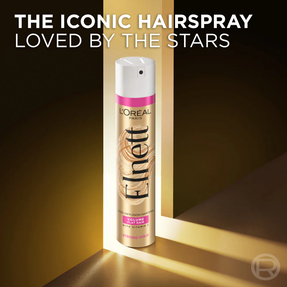 L'Oreal Paris Elnett Strong Hold Volume Hairspray for Flat Hair 400ml - Image 7