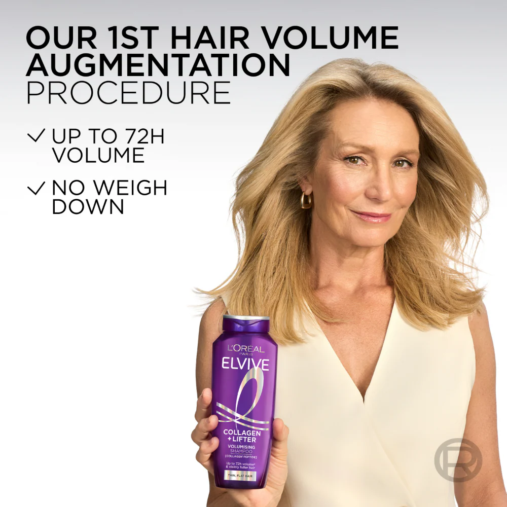 L'Oreal Paris Elvive Collagen Lifter Volumising Shampoo 500ml - Image 8