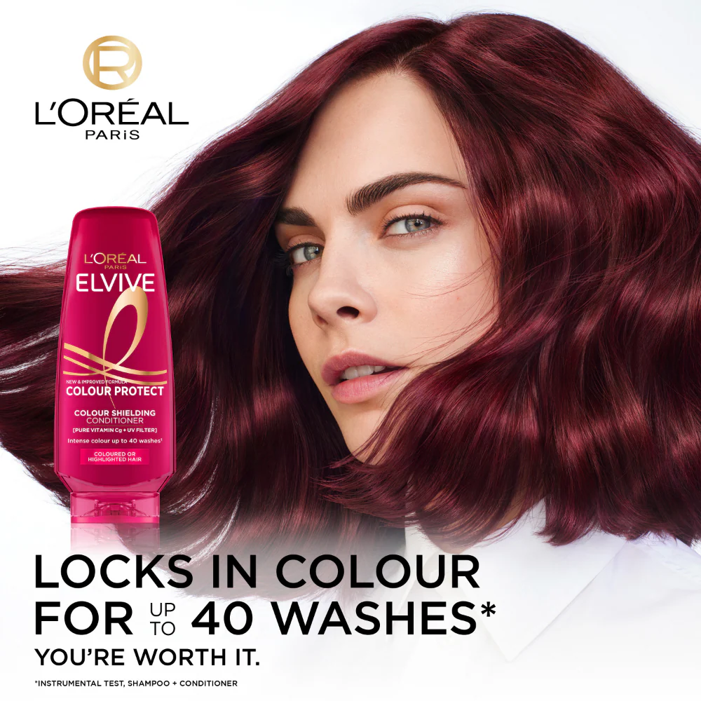 L'Oreal Paris Elvive Colour Protect Colour Shielding Conditioner 300ml - Image 2