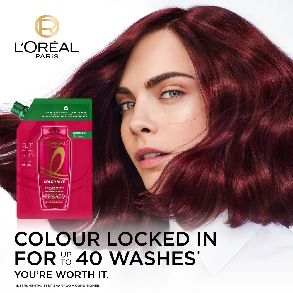 L'Oreal Paris Elvive Colour Protect Colour Shielding Shampoo Refill 500ml - Image 2