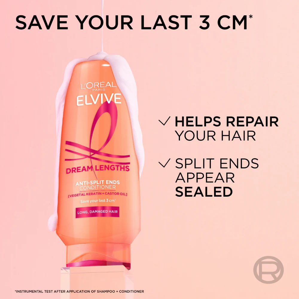 L'Oreal Paris Elvive Dream Lengths Anti-Split Ends Conditioner 300ml - Image 5