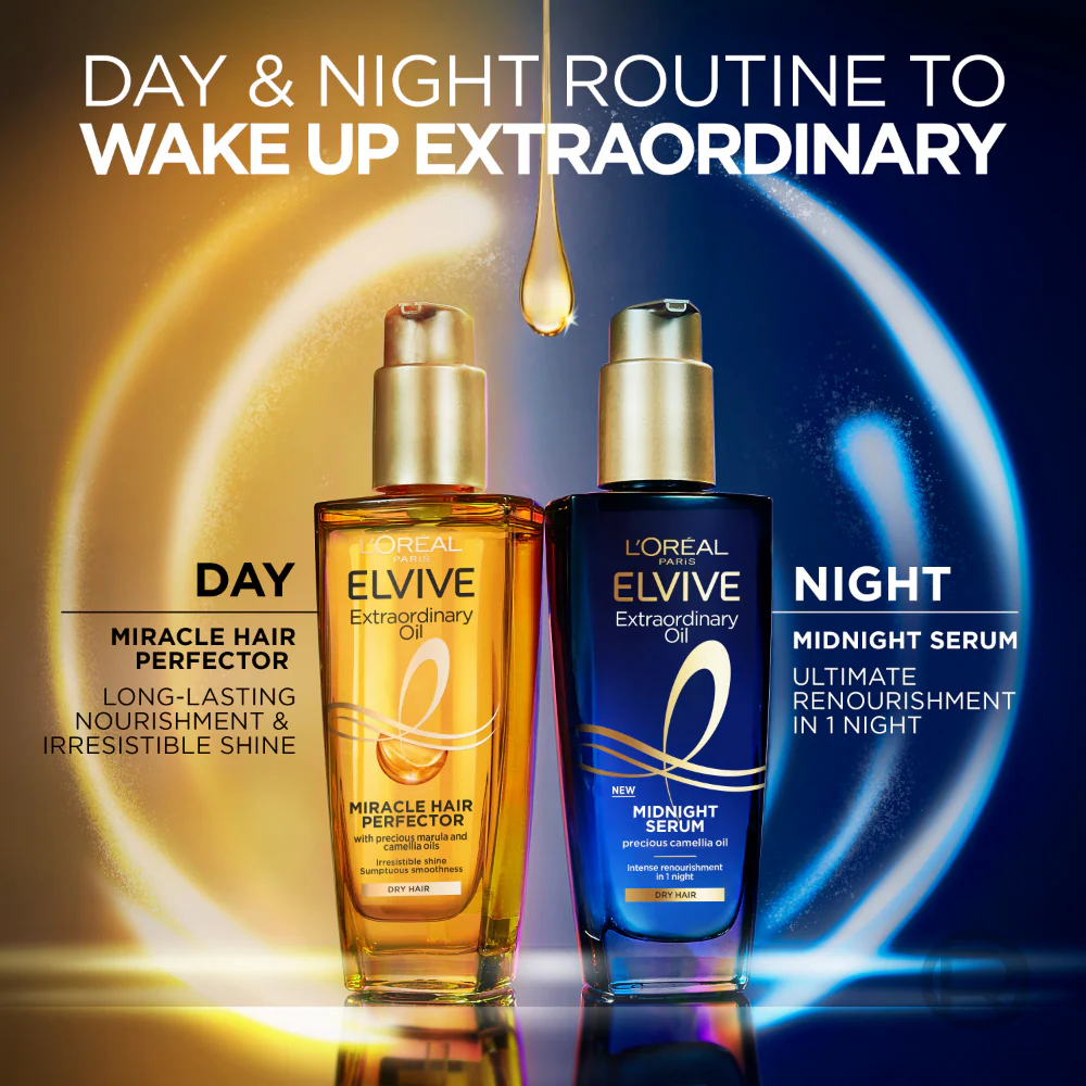 L'Oreal Paris Elvive Extraordinary Oil Midnight Serum 100ml - Image 5