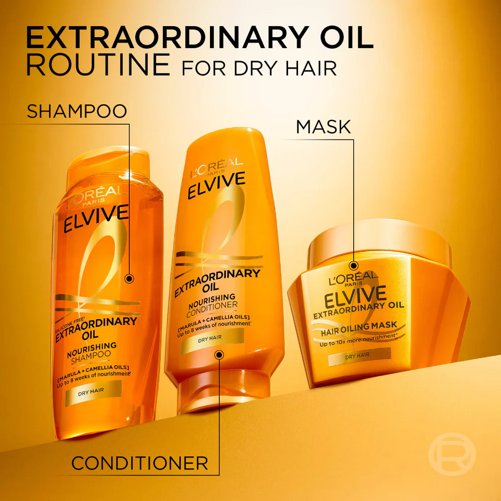 L'Oreal Paris Elvive Extraordinary Oil Multi-Use Hair Mask 300ml - Image 7