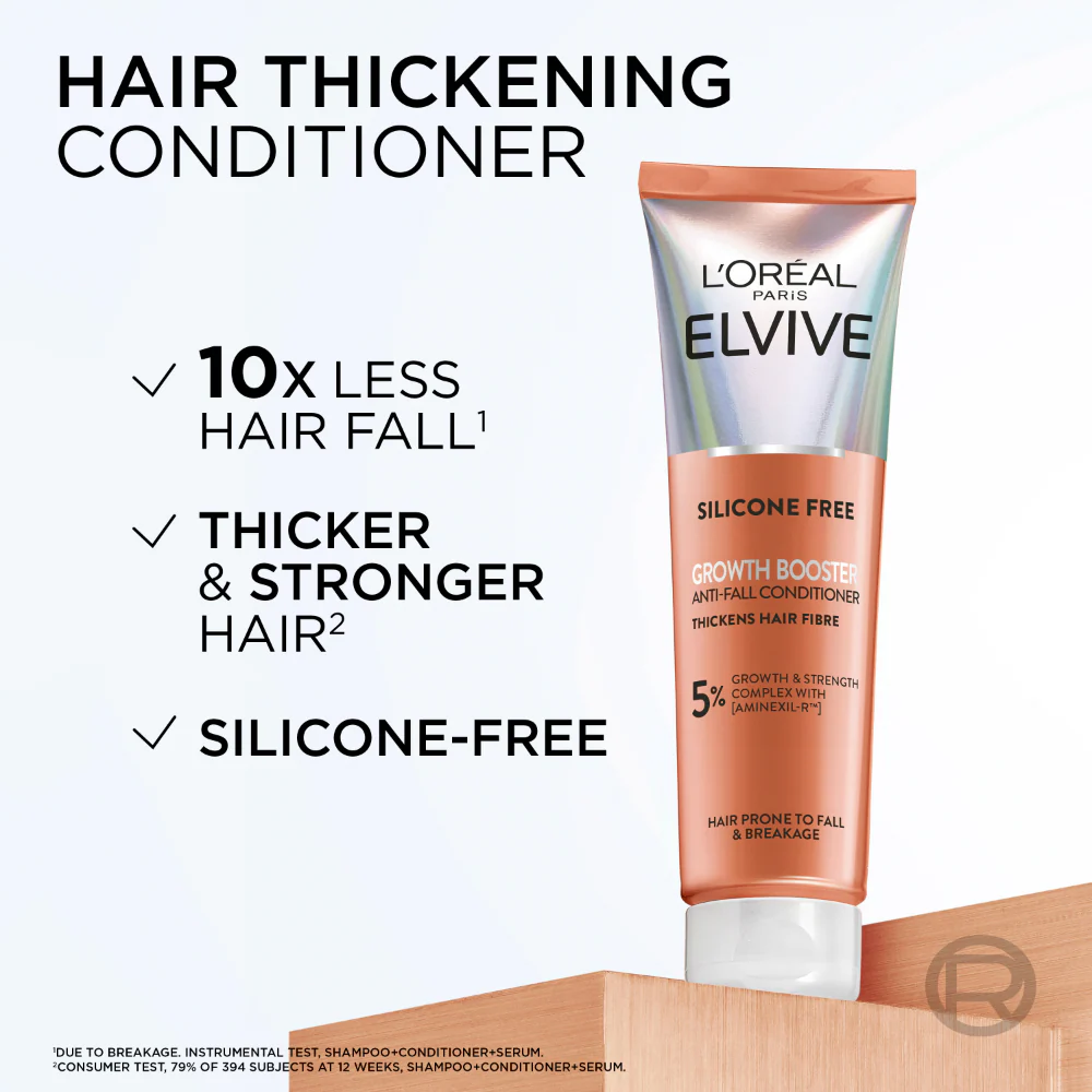 L'Oreal Paris Elvive Growth Booster Anti-Fall Conditioner 150ml - Image 2