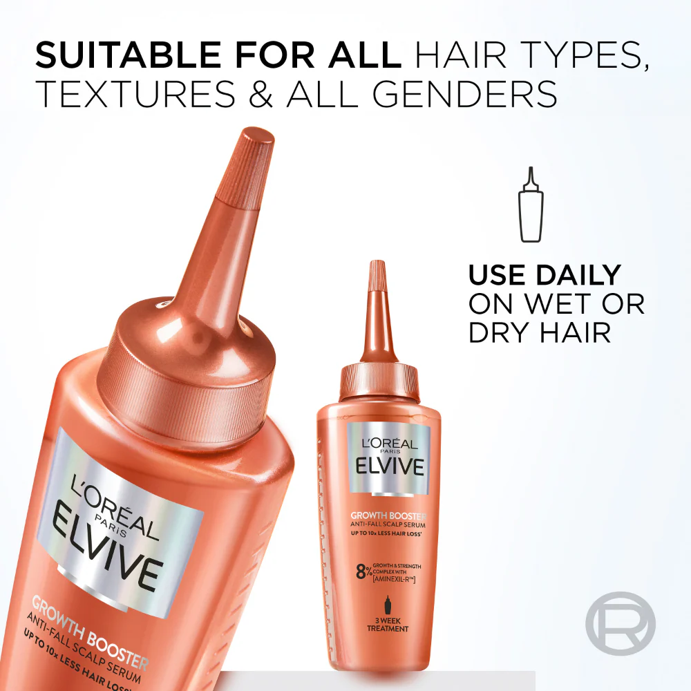 L'Oreal Paris Elvive Growth Booster Anti-Fall Scalp Serum 102ml - Image 6