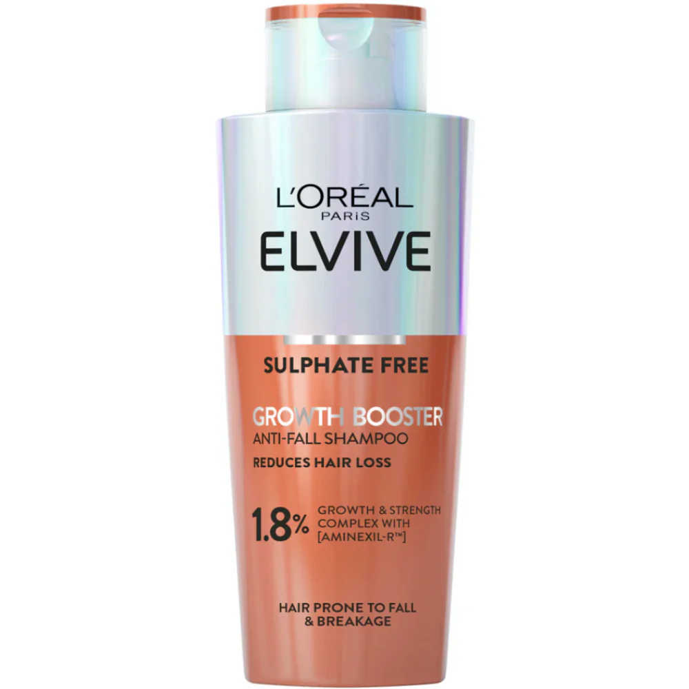 L'Oreal Paris Elvive Growth Booster Anti-Fall Shampoo 200ml & Conditioner 150ml Twin - Image 2