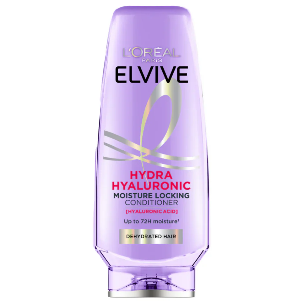 L'Oreal Paris Elvive Hydra Hyaluronic Moisture Boosting Shampoo 400ml & Conditioner 300ml Twin - Image 3