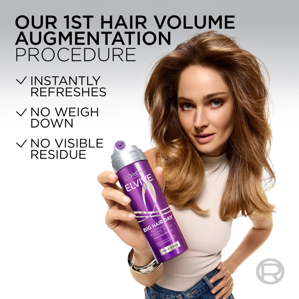 L'Oreal Paris Elvive Volume Collagen Root Lift Spray 200ml - Image 8