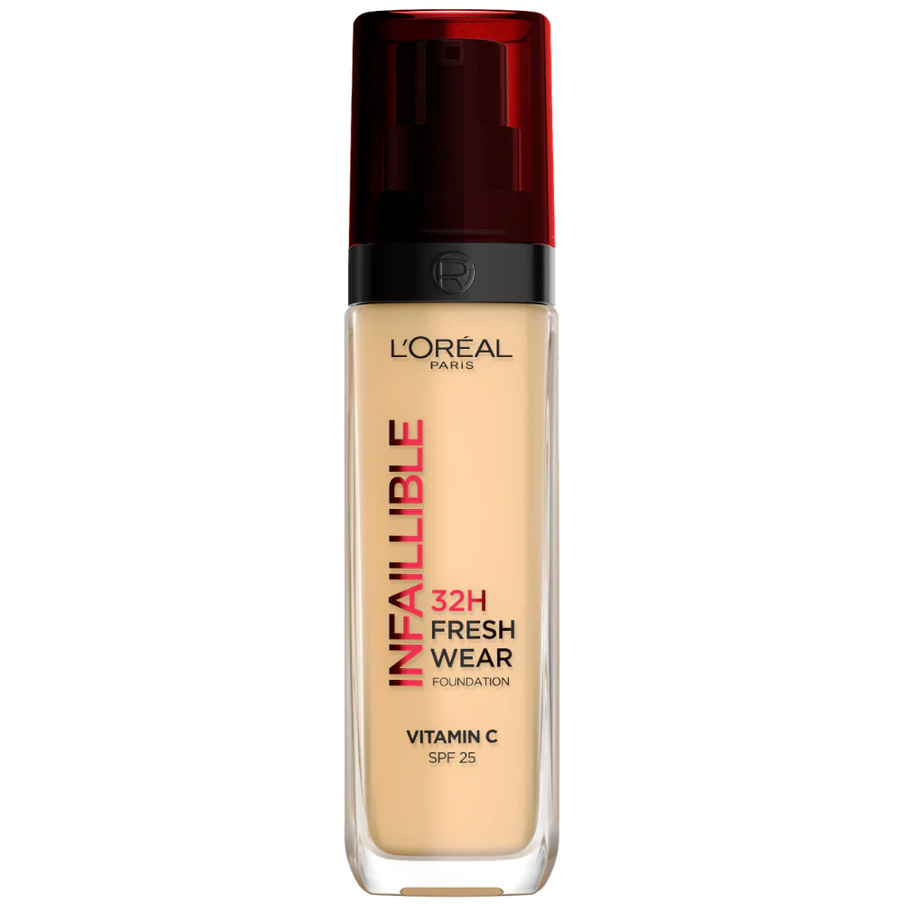 L'Oreal Paris Infallible 32H Fresh Wear Vitamin C Foundation SPF25 35ml - Image 35