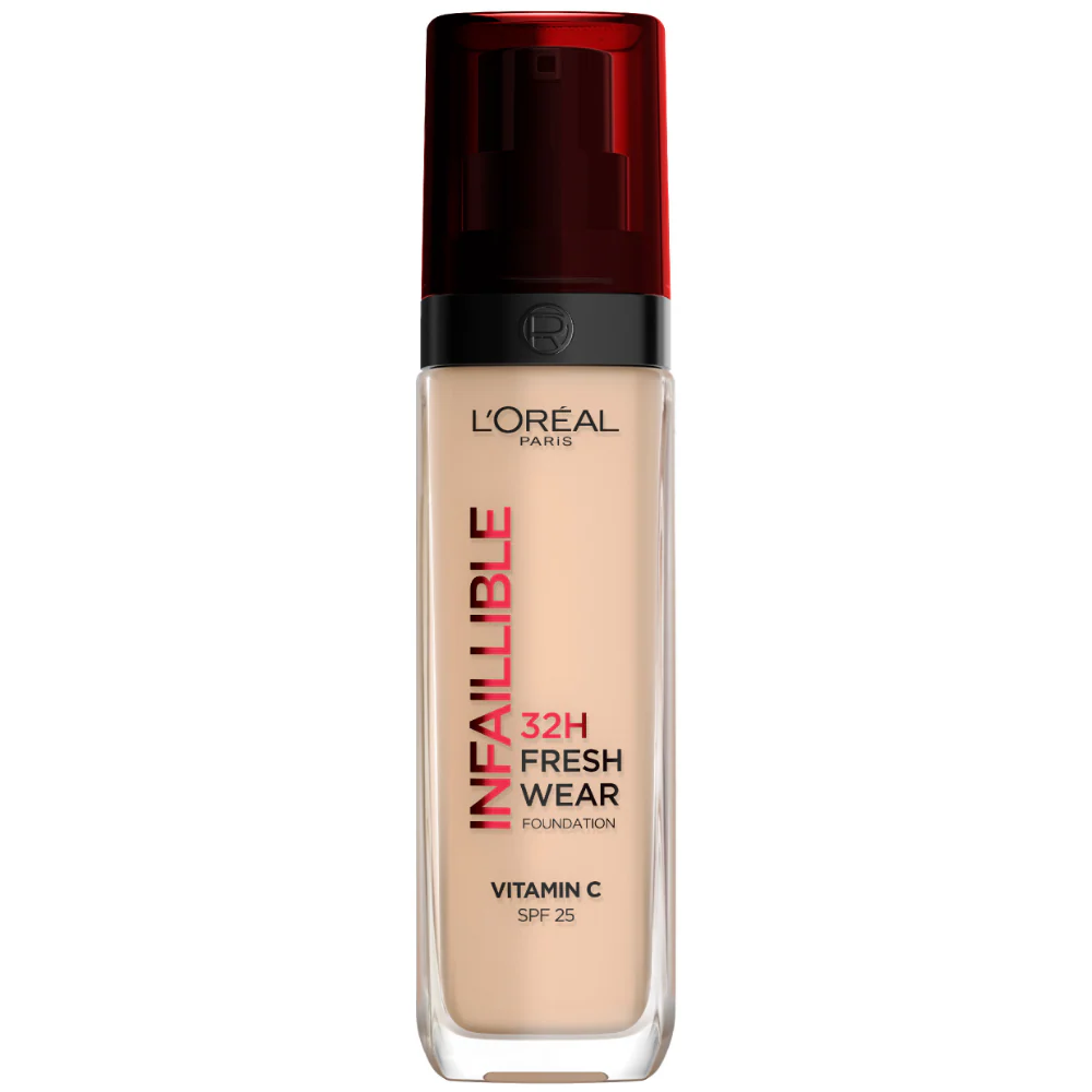 L'Oreal Paris Infallible 32H Fresh Wear Vitamin C Foundation SPF25 35ml - Image 38
