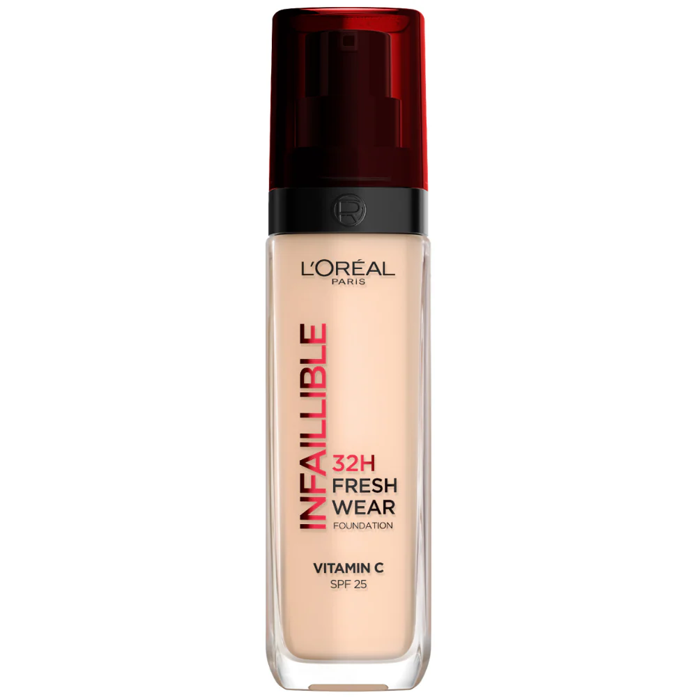 L'Oreal Paris Infallible 32H Fresh Wear Vitamin C Foundation SPF25 35ml - Image 4