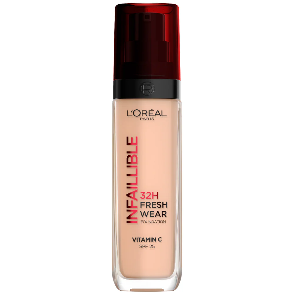 L'Oreal Paris Infallible 32H Fresh Wear Vitamin C Foundation SPF25 35ml - Image 40