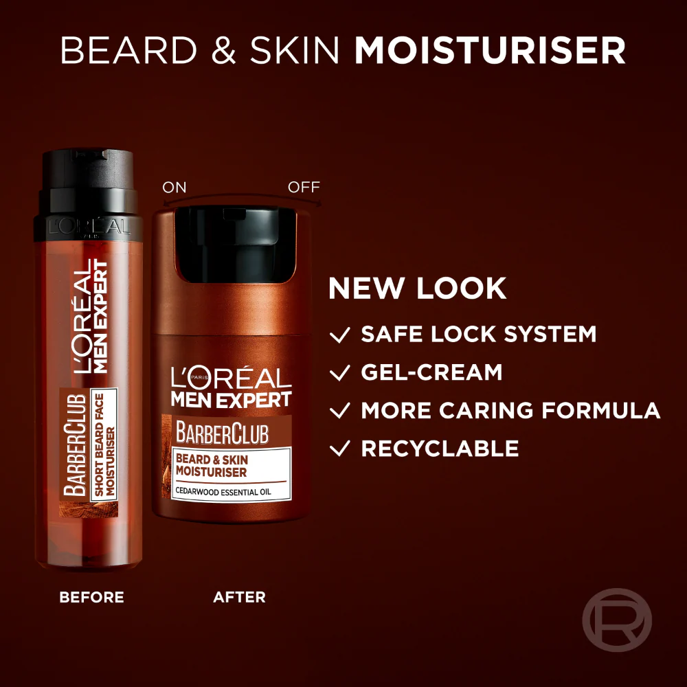 L'Oreal Paris Men Expert Barber Club Beard & Skin Soothing Gel Moisturiser 50ml - Image 2