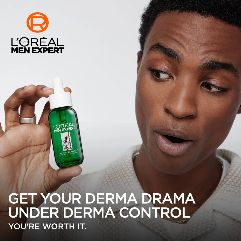 L'Oreal Paris Men Expert Derma Control Anti-Blemish Serum 30ml - Image 2
