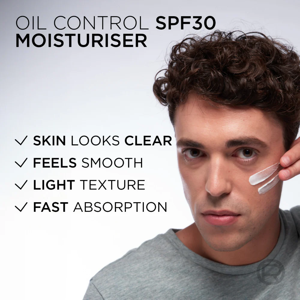 L'Oreal Paris Men Expert Derma Control Oil-Control Moisturiser SPF30 40ml - Image 4