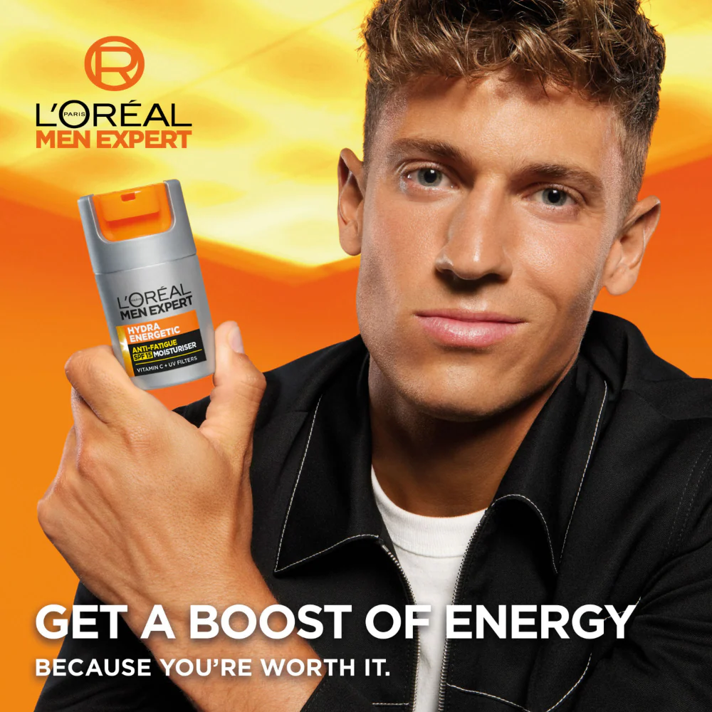 L'Oreal Paris Men Expert Hydra Energetic Anti-Fatigue Moisturiser SPF15 50ml - Image 2
