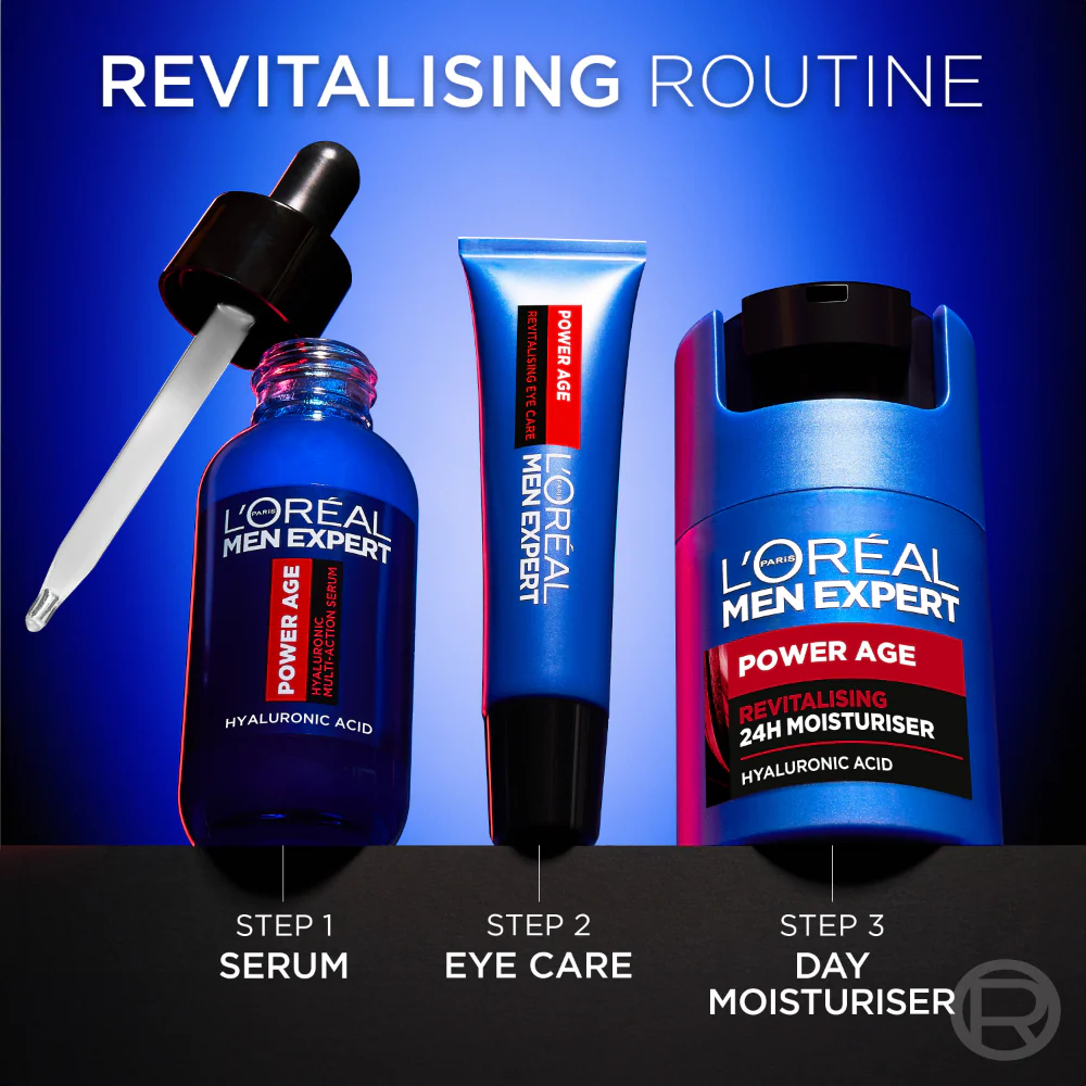 L'Oreal Paris Men Expert Power Age Recharging Night Gel 50ml - Image 6