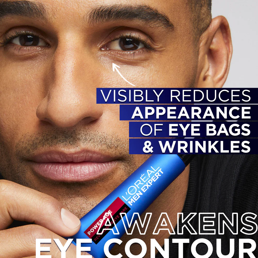 L'Oreal Paris Men Expert Power Age Revitalising Care Eye Cream 15ml - Image 2