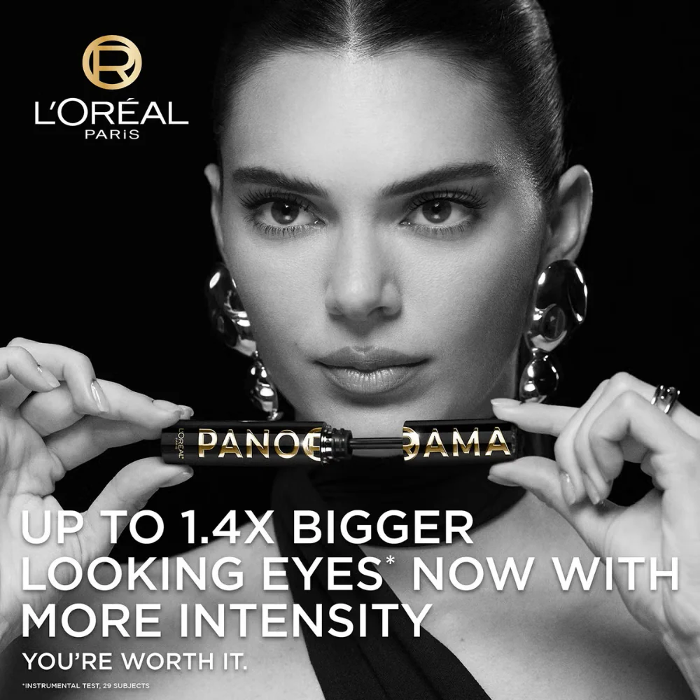 L'Oreal Paris Panorama All Night Volumising Mascara Black 10ml - Image 2