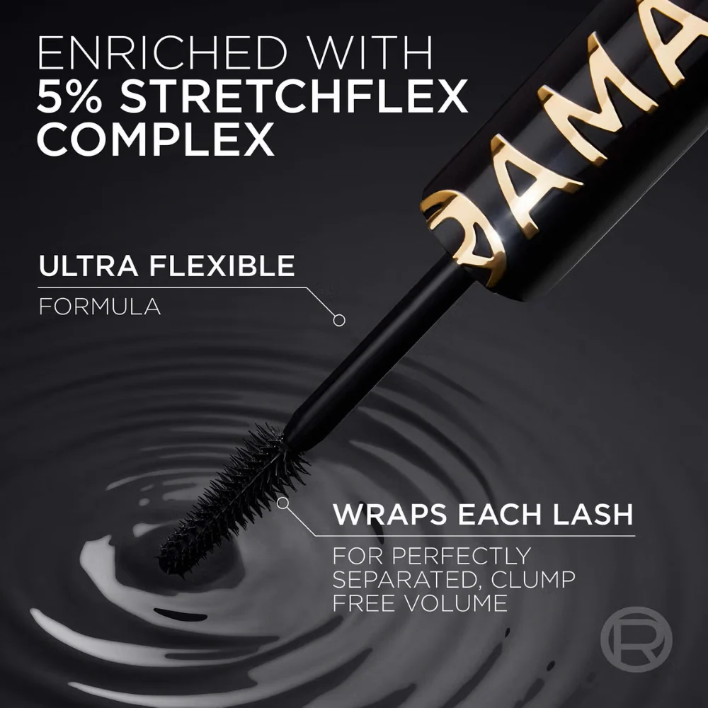L'Oreal Paris Panorama All Night Volumising Mascara Black 10ml - Image 6