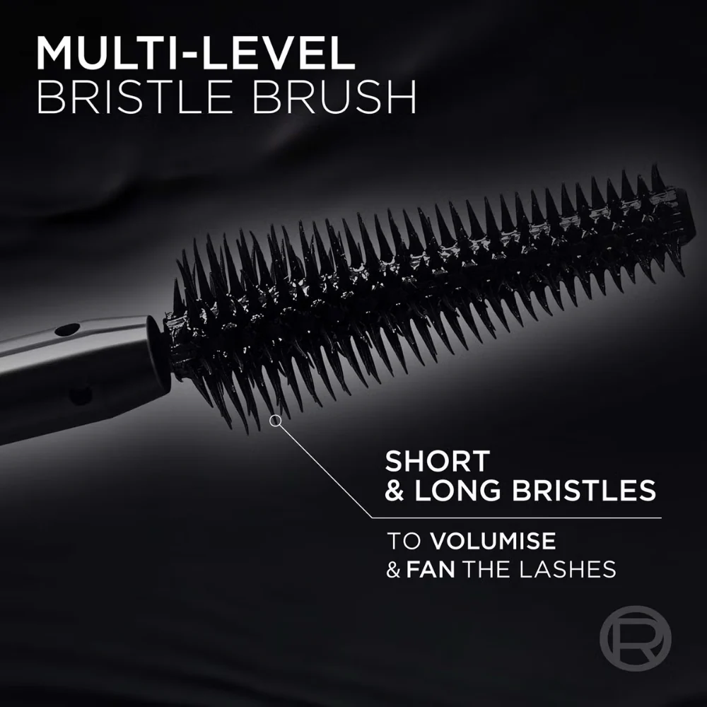 L'Oreal Paris Panorama All Night Volumising Mascara Black 10ml - Image 8