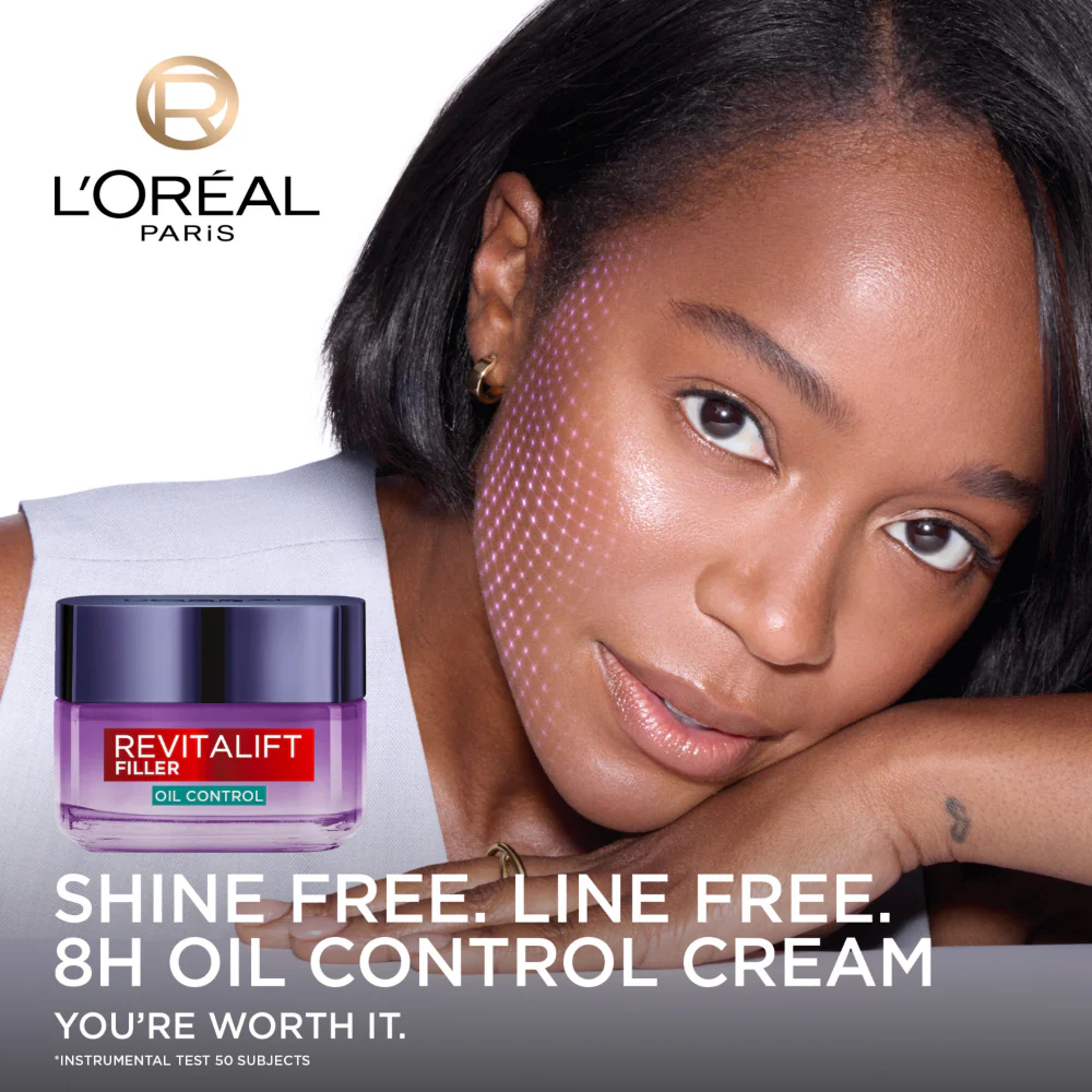 L'Oreal Paris Revitalift Filler Hyaluronic Gel-Cream 8H Oil Control Gel-Cream 50ml - Image 4