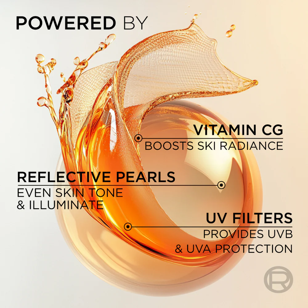 L'Oreal Paris Revitalift Vitamin C Tinted Glow Daily Fluid Moisturiser SPF30 40ml - Image 6