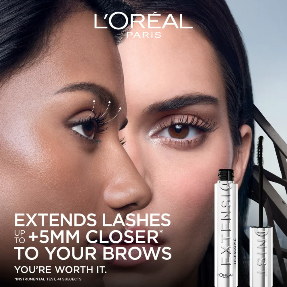 L'Oreal Paris Telescopic Extensionist Mascara Black 9.9ml - Image 2