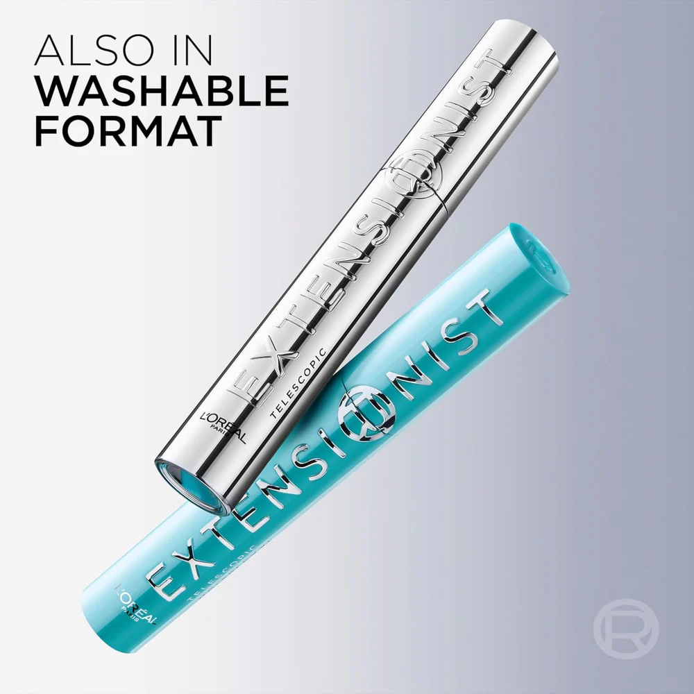 L'Oreal Paris Telescopic Extensionist Waterproof Mascara Black 9.9ml - Image 2