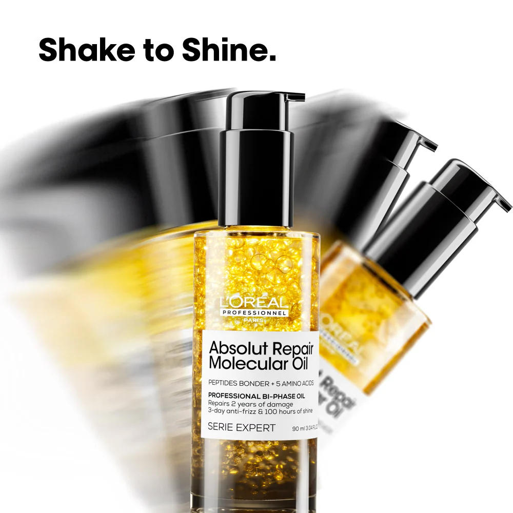 L'Oreal Professionnel Serie Expert Absolut Repair Molecular Bi-Phase Oil 30ml - Image 5