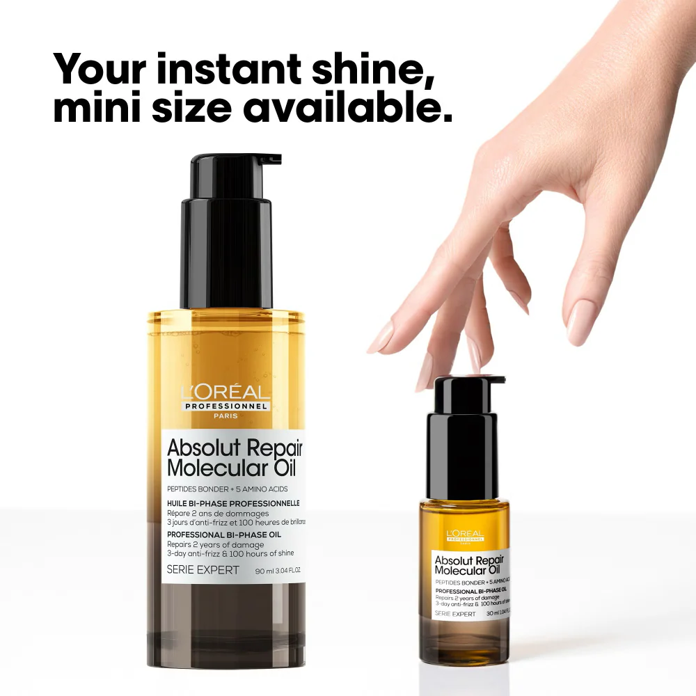 L'Oreal Professionnel Serie Expert Absolut Repair Molecular Bi-Phase Oil 30ml - Image 7