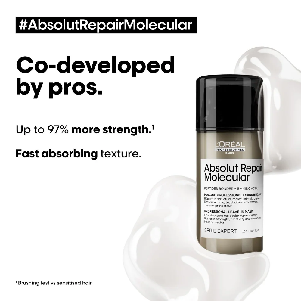 L'Oreal Professionnel Serie Expert Absolut Repair Molecular Leave-In Mask 50ml - Image 3