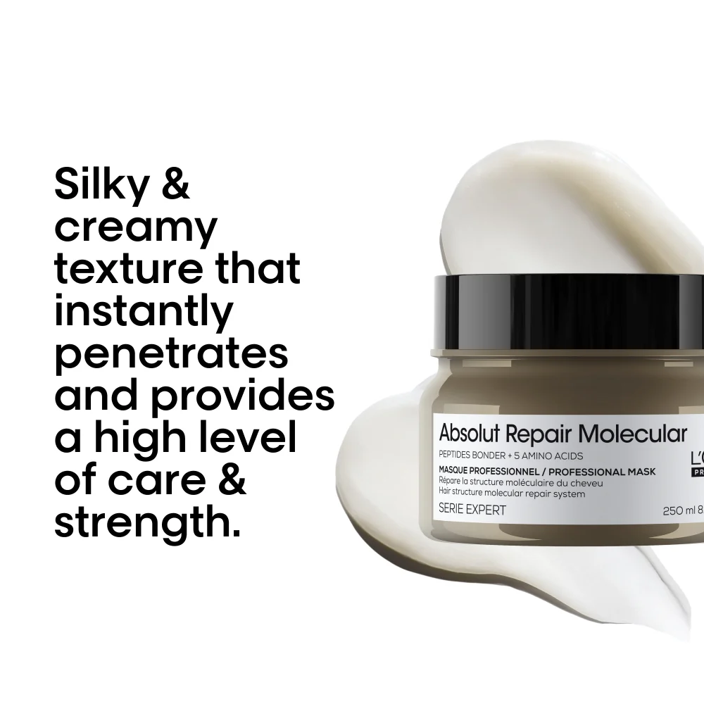 L'Oreal Professionnel Serie Expert Absolut Repair Molecular Rinse-Off Treatment Mask 250ml - Image 4