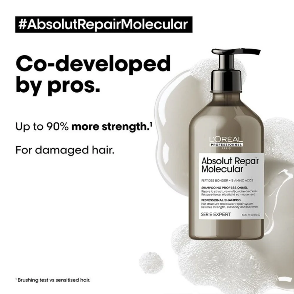 L'Oreal Professionnel Serie Expert Absolut Repair Molecular Shampoo 1500ml - Image 3