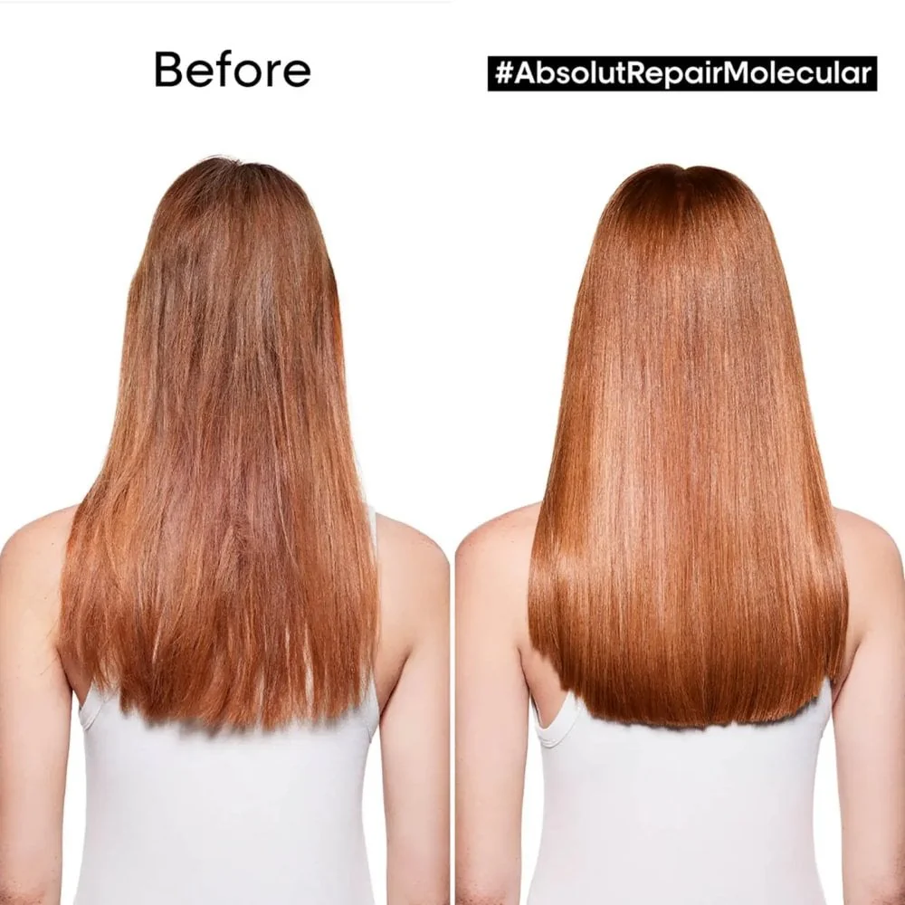 L'Oreal Professionnel Serie Expert Absolut Repair Molecular Shampoo 250ml, Rinse-Off Serum 250ml & Leave-In Mask 100ml Trio - Image 6