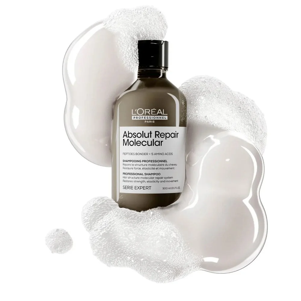 L'Oreal Professionnel Serie Expert Absolut Repair Molecular Shampoo 300ml - Image 3