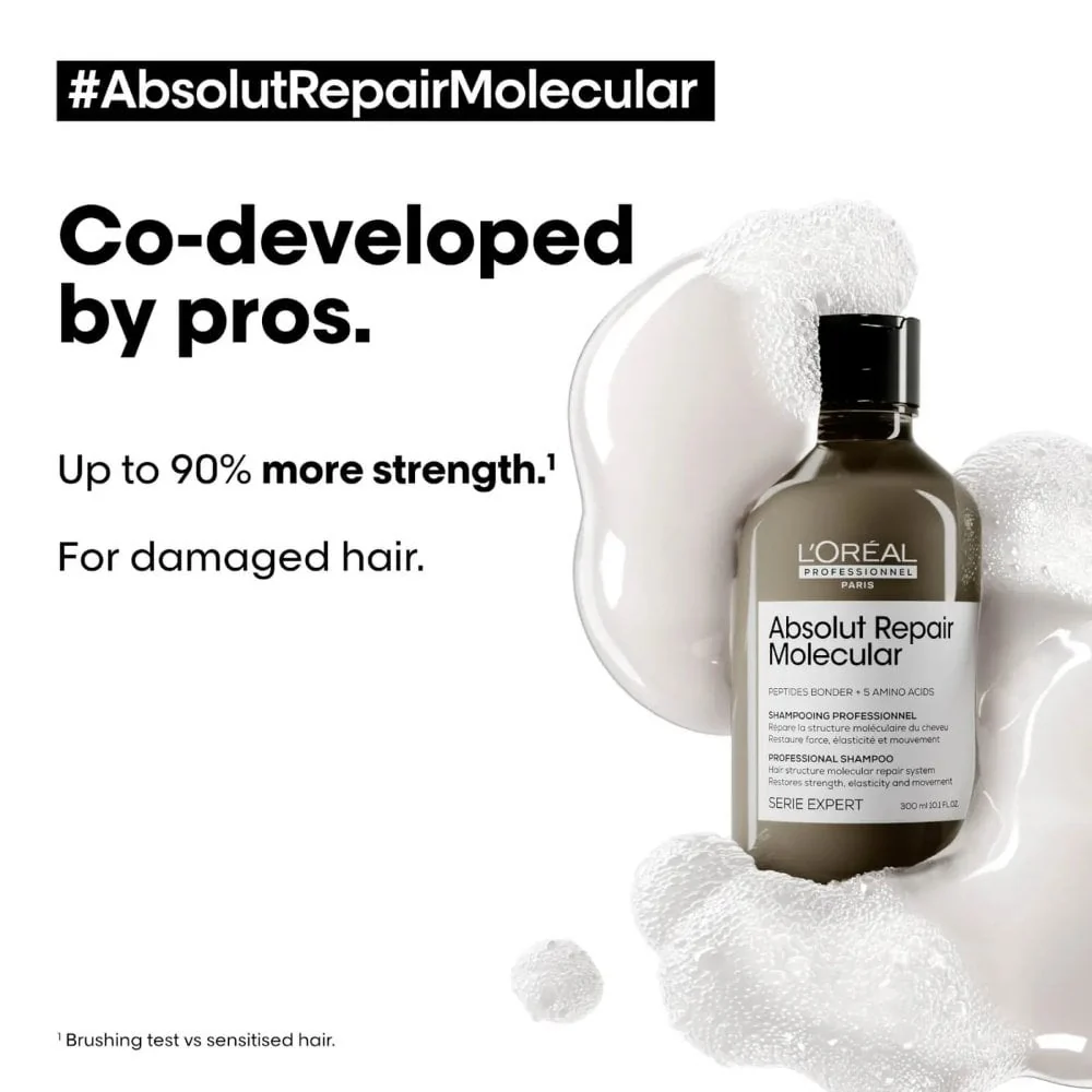 L'Oreal Professionnel Serie Expert Absolut Repair Molecular Shampoo 500ml - Image 7