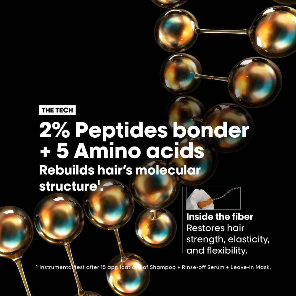 L'Oreal Professionnel Serie Expert Absolut Repair Molecular Shampoo Refill Pouch 1000ml - Image 3