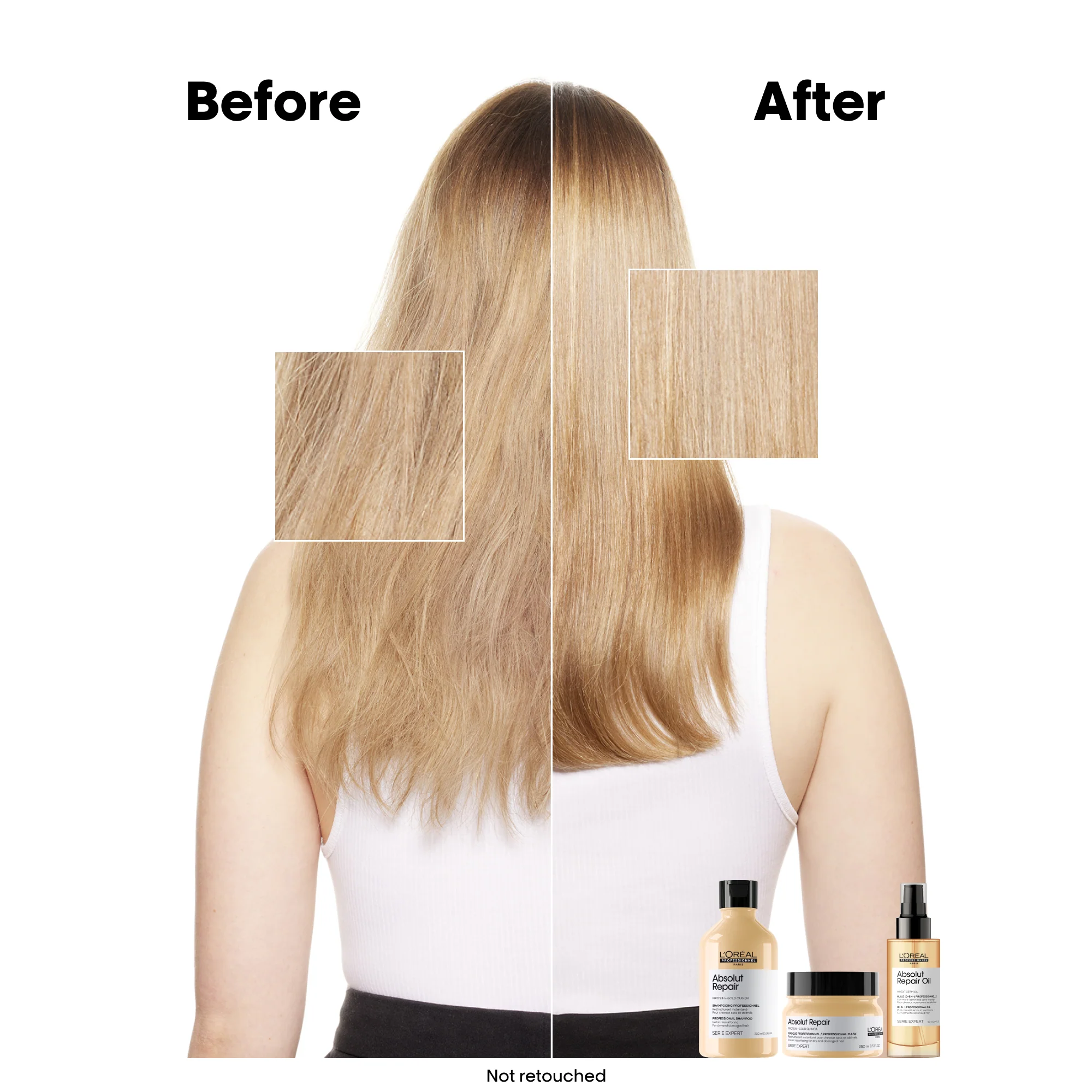 L'Oreal Professionnel Serie Expert Absolut Repair Oil 10-In-1 Multi-Benefit Leave-In Treatment Oil 90ml - Image 3