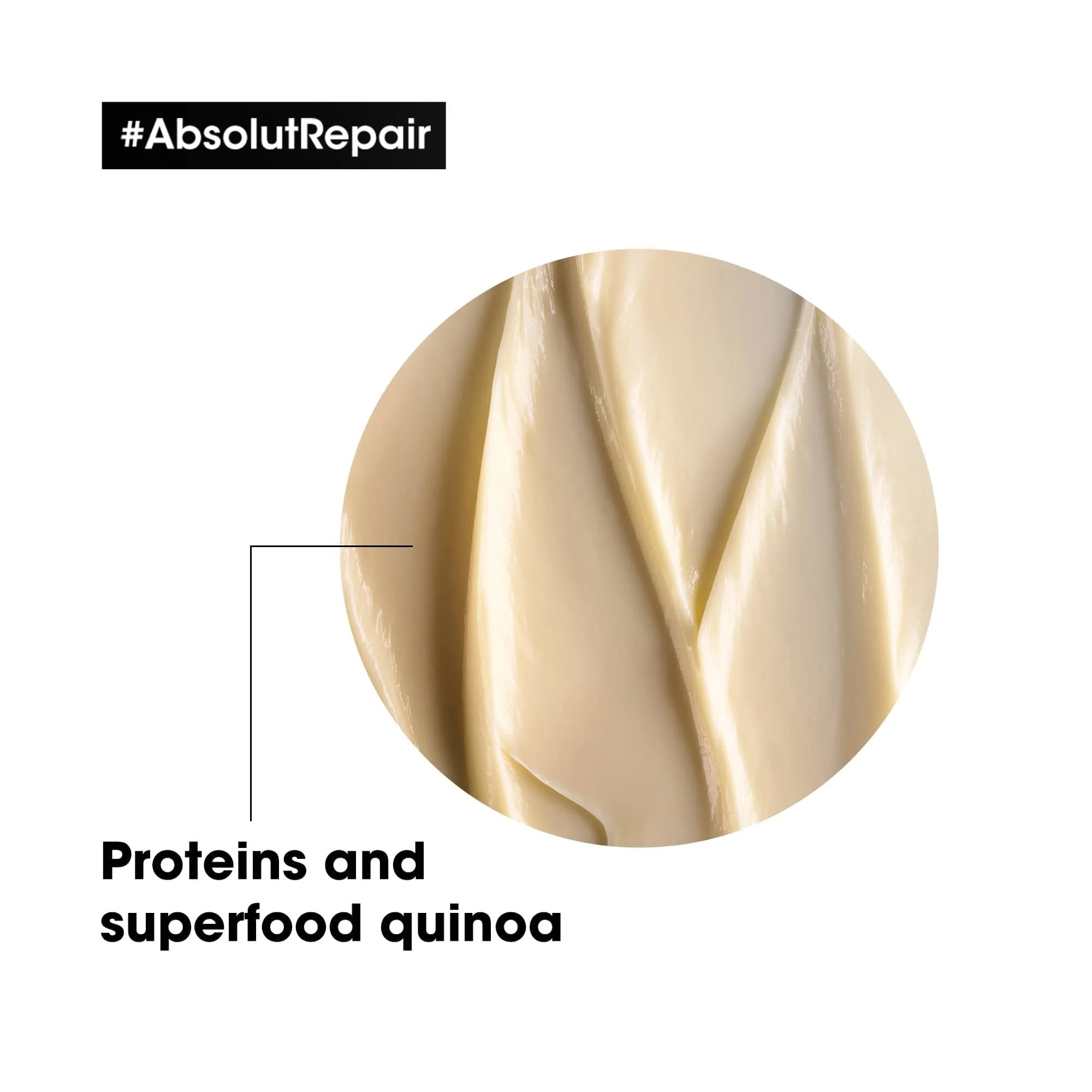 L'Oreal Professionnel Serie Expert Absolut Repair Protein + Gold Quinoa Golden Resurfacing Mask 500ml - Image 2